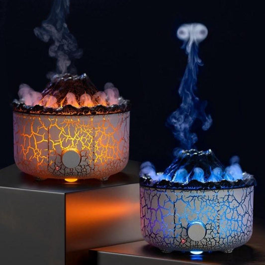Aromatherapy Jellyfish Air Flame Humidifier Diffuser